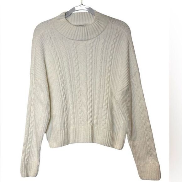 Rachel Zoe Women’s Cable Knit Sweater. Size XLarge Color: Ivory - Picture 1 of 7